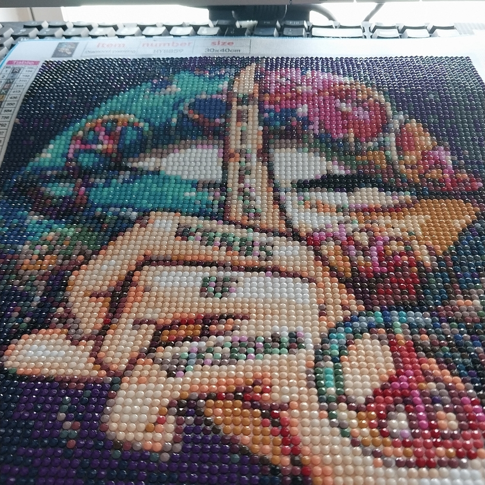 Finished diamond painting